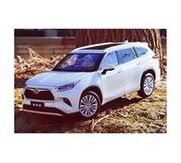 YRXIAO Replica Super Car 1:18 For GAC Toyota Highlander 2022 Fourth Generation Car Model With All Doors Open In White gift or decorative collection