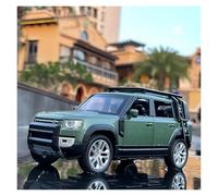 YRXIAO Replica Super Car 1 24 Scale Model For Defender SUV Die-cast Metal Toy Off-road Vehicle Car Model Sound And Light gift or decorative collection(green)