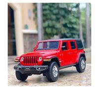 YRXIAO Replica Super Car 1 32 For Jeep JEEP Sahara Wrangler Six-turn Steering Shock Absorber Sound And Light Toy Car Collection gift or decorative collection