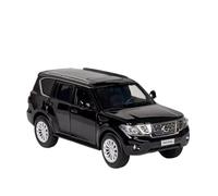 YRXIAO Replica Super Car 1 32 For Nissan Patrol Off-road Vehicle Model Simulation Alloy 6-door Sound And Light Pull Back Car gift or decorative collection