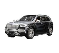 YRXIAO Replica Super Car Modèle De Simulation 1 24 Pour Mercedes-benz Maybach GLS600 Ornements Modèle De Voiture En Alliage gift or decorative collection(Titanium)