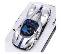 YRXIAO Resin 1:64 For Ferrari SP3 Daytona Car Model Collection Car Model Ornament Green(Silver 1)
