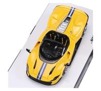 YRXIAO Resin 1:64 For Ferrari SP3 Daytona Car Model Collection Car Model Ornament Green(Yellow)