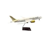 YRXIAO Resin 47cm For B787 Gulf Plane Model Die-cast Metal Toy Aviation Enthusiasts Suitable For Office For Collection Gifts(No light)