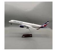 YRXIAO Resin For A350 Russia Diecast Model 1/142 Scale 47cm With Lights And Wheels For Plane Collection For Collection Gifts(With light)