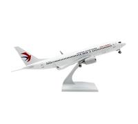 YRXIAO Resin Model For Eastern B737 Airplane 30cm Diecast Plane 1/124 Scale Enthusiast Gift With Stand For Collection Gifts