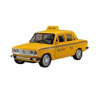 YRXIAO Scale Diecast Model Car 1 18 Model Car For Rada Taxi Metal Car Die -casting Car Model Simulation Model Gift Toy Car Sound Light Metals Car Model(Yellow)