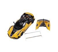YRXIAO Yellow 1:64 For Ferrari FXXK EVO Open Back Alloy Car Model Collection Vehicle Display Hobby(Yellow)