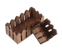 YRYRYW 2pcs Miniature Garden Fence Flower Basket Flower Planter Miniature Garden Accessories Household faucets