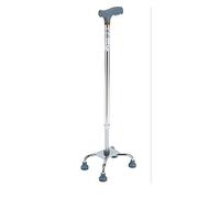 YRYRYW Aluminum Alloy Crutches, Professional-Grade Elderly Crutches, Non-Slip Four-Legged Support Crutches, Suitable for The Elderly, Recovery Crutches After Surgery Household faucets