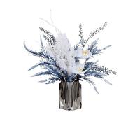 YRYRYW Artificial Flowers High-grade Blue Simulation Floral Art Set Home Living Room Restaurant Hotel Model Room Decoration Artificial Flowers Ornaments Home Décor Household faucets