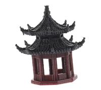 YRYRYW Betta Fish Tank Decor Pavilion Statue for Japanese Garden Decor Zen Garden Pavilion Ornament Random Color Household faucets