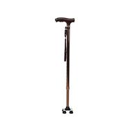 YRYRYW Canes 2 in 3 Crutches - Old Man Crutches Aluminum Cane Elderly Small Square Cane Telescopic Non-Slip Cane Crutch Four/one-Legged Crutches with LED Lights Household faucets