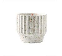 YRYRYW Cement Pot Creative Potted Green Plants Flower Pot Round Large Stone Pattern With Holes Planter Succulent Plant Pot Small Flower Planter Containers New Year Decoration Household faucets