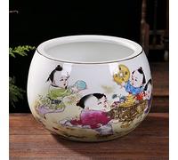 YRYRYW Ceramic Flower Pot Pastel Cornucopia Decoration Living Room Creative Home Desktop Cylinder Entrance Feng Shui Lucky Decoration Household faucets