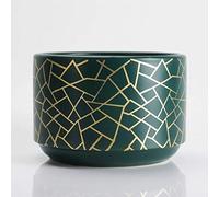 YRYRYW Ceramic Flowerpot Creative Chinese Style Large-caliber Potted Succulent Green Plants Planter Indoor Balcony Desktop Personality Cylinder Plant Pot With Drainage Hole Household faucets