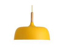 YRYRYW Chandelier Nordic Restaurant Pendant Lamp, Personality Fixture, Dining Table Wooden Metal Drop Ceiling Light Cover, Bar E27 Screw 1-Head Droplight, for Kitchen Island, Livin Chandelier