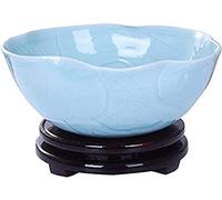 YRYRYW Chinese Style Ceramic Flower Planters Hydroponic Succulent Planter Flower Pot Fish Tanks Plant Pots Large Containers Bonsai Pots For Gardening Home Desktop Office Decoration Household faucets