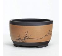 YRYRYW Chinese Style Drum-shaped Plant Pot Round Flower-Pots Planter Home-Decoration Bonsai Flowerpot Desktop Plant Container Household faucets