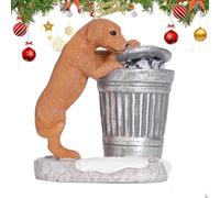 YRYRYW Christmas Mailbox,Animal Statue Santa's Mailbox - Village Sets Decor, Decorative Collectible Figurines, Letters to Santa Ornaments for Indoor Outdoor Household faucets