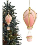 YRYRYW Christmas Tree Ornaments - Christmas Hot Air Balloon Ornament Decor,Festive Charm | for Home Winter Holiday Porch Window Front Door Tree Fireplace Outdoor Household faucets