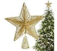 YRYRYW Christmas Tree Star,Glitter Ornaments,Christmas Tree Top | for Home Rustic Farm Vintage Night Nativity Display Tabletop Household faucets
