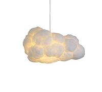 YRYRYW Cotton Cloud Lamp,White Cloud Chandeliers,E27 Cloud Light,Bedroom Hanging Lamp Creativity Clouds 's Room Ceiling Light Fixture Restaurant Bedroom Suspension Decorati-White. 70cm Household