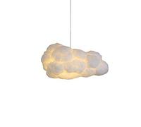 YRYRYW Cotton Cloud Lamp,White Cloud Chandeliers,E27 Cloud Light,Bedroom Hanging Lamp Creativity Clouds 's Room Ceiling Light Fixture Restaurant Bedroom Suspension Decorati-White. 40cm Household