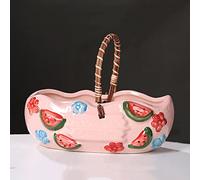 YRYRYW Creative Meaty Flowerpot Large Diameter Rough Pottery Breathable Large Meat Plant Basket Tray Ceramic Flowerpot Household faucets