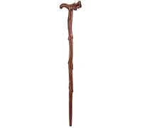 YRYRYW Crutch Wooden Engravable Wind Head Handle Walking Stick Pear Wood Cane High-End Suitable Gift for The Elderly crutch-11.19 WoodenCanes for Men and Women Household faucets