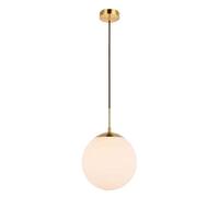 YRYRYW E27 Brushed Brass Sputnik Ceiling Light,Milky White Hanging Light With Handblown Glass Lampshade,Fixture Glass Chandelier Magic Bean Molecular Globe Lamp During-The same color 1 Household