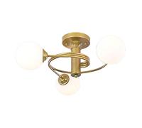 YRYRYW E27 Nordic Magic Chandelier,Living Room Lamp,Study Room Bedroom Clothing Store Restaurant Café,American Country Ceiling Lamp-Gold. 3 head Household faucets