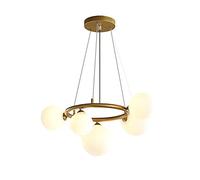 YRYRYW E27 Nordic Postmodern Living Room Chandelier, Magic Bean Lamp,Nordic Light Luxury Lamps,For Villa Living Room Dining Room Bedroom-Gold. 60 * 26cm Household faucets