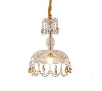 YRYRYW For Entry Porch Corridor Bar Living Room Dining Room Bedroom Bedside,European Style Crystal Single Head Small Chandelier,Creative Crystal Chandelier-Gold. 33 * 50cm Household faucets