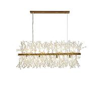 YRYRYW G9 Crystal Creative Dandelion Chandelier Holder Kitchen Dining Living Room Ceiling Lamp Lighting Fixture Firework Light Home Decoration Hanging Lights-Gold. 12 head Household faucets