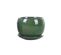 YRYRYW Ice Cracked Ceramic Succulent Flower Pot With Tray Leakproof Plant Pots for All House Plants Flowers African Violets Succulents Cactus Plant Pots Household faucets