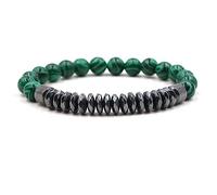 YRYRYW Jewellery Bracelet 8 mm Natural Stone for Him and Her, Friendship Bracelets, Gift for Men Made of Real Natural Stones - 19 cm Household faucets