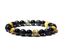 YRYRYW Jewellery Bracelets 8 mm Natural Stone Delicate Elegant for Him and Her, Chakra Bracelet, Handmade - 20.8 cm Household faucets