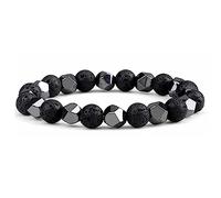 YRYRYW Jewellery Bracelets 8 mm Natural Stone Delicate Elegant Woven for Him and Her, Stretch Bead Bracelets, Handmade Household faucets