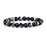 YRYRYW Jewellery Bracelets 8 mm Natural Stone Delicate Elegant Woven for Him and Her, Stretch Bead Bracelets, Handmade Household faucets