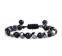 YRYRYW Jewellery Bracelets 8 mm Natural Stone Delicate Elegant Woven for Him and Her, Stretch Bead Bracelets, Handmade Household faucets