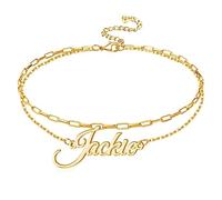 YRYRYW Jewellery Bracelets Adjustable 2 Layers with Name for Him and Her, Natural Stone Women's Yoga Bracelet, Great Gift Idea, Handmade Household faucets