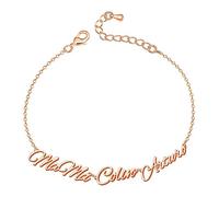 YRYRYW Jewellery Bracelets Natural Stone with Pendant Custom Name for Him and Her, Real Natural Stone Beads Bracelets, Great Gift for Women - 22 cm Household faucets