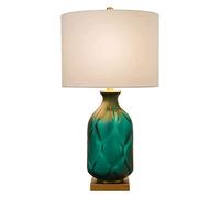 YRYRYW lamp Ceramic Table lamp Postmodern Glass Table Lamps Desk Lamp American Light Luxury Emerald Green Bedside Nightstand Lamp for Bedroom Living Room Study Night Light Lamps lamp Household faucets