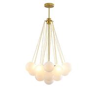 YRYRYW Lamp,E27 Glass Chandelier,Molecular Sputnik Chandelier Bedroom Suspension Decoration Ceiling Light Fixture With Matte Glass Shades For Living Room Ki-Gold. 19 Household faucets