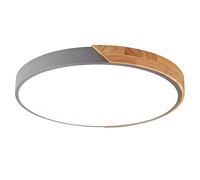 YRYRYW LED Ceiling Light with Remote Control - Dimming 3000K-6000K, Nordic Wood Finish Recessed Mount Luminaires Near Ceiling Household faucets