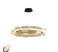 YRYRYW Light Luxury Dining Room Lamp,For Living Room Bedroom,Acrylic Petal Smart Lamp,LED Nordic Creative Chandelier-No aurora distraught 60 * 150cm Household faucets