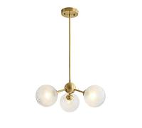 YRYRYW Magic Bean Molecular Chandelier, Lighting,Bedroom Dining Room Living Room,G9 Nordic All Copper Chandelier-Copper 3 head Household faucets