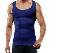 YRYRYW Men's Sleeveless Shapewear Tank Top Waist Slimming - Scoop Neck Compression Shirt Waist Training Vest Body Shaper Good Household faucets