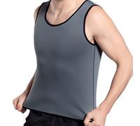 YRYRYW Mens Sports Sauna Vest - Belly Slimming, Tight Compression Shirts Trimmer Sweat Shapewear Vest Gym Fitness good Household faucets